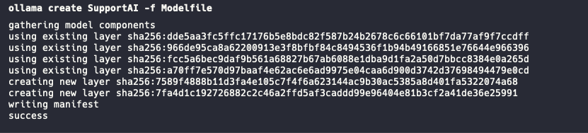 creating custom model